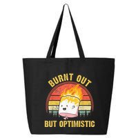 Burnt Out But Optimistic Cute Marshmallow For Camping 25L Jumbo Tote