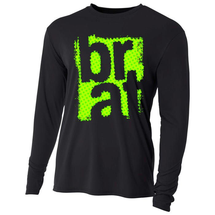 Brat Oversized Cooling Performance Long Sleeve Crew