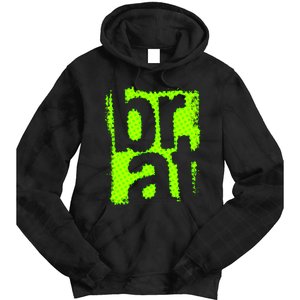 Brat Oversized Tie Dye Hoodie