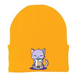 Boba Kitty Knit Cap Winter Beanie