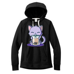 Boba Kitty Women's Fleece Hoodie