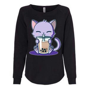 Boba Kitty Womens California Wash Sweatshirt