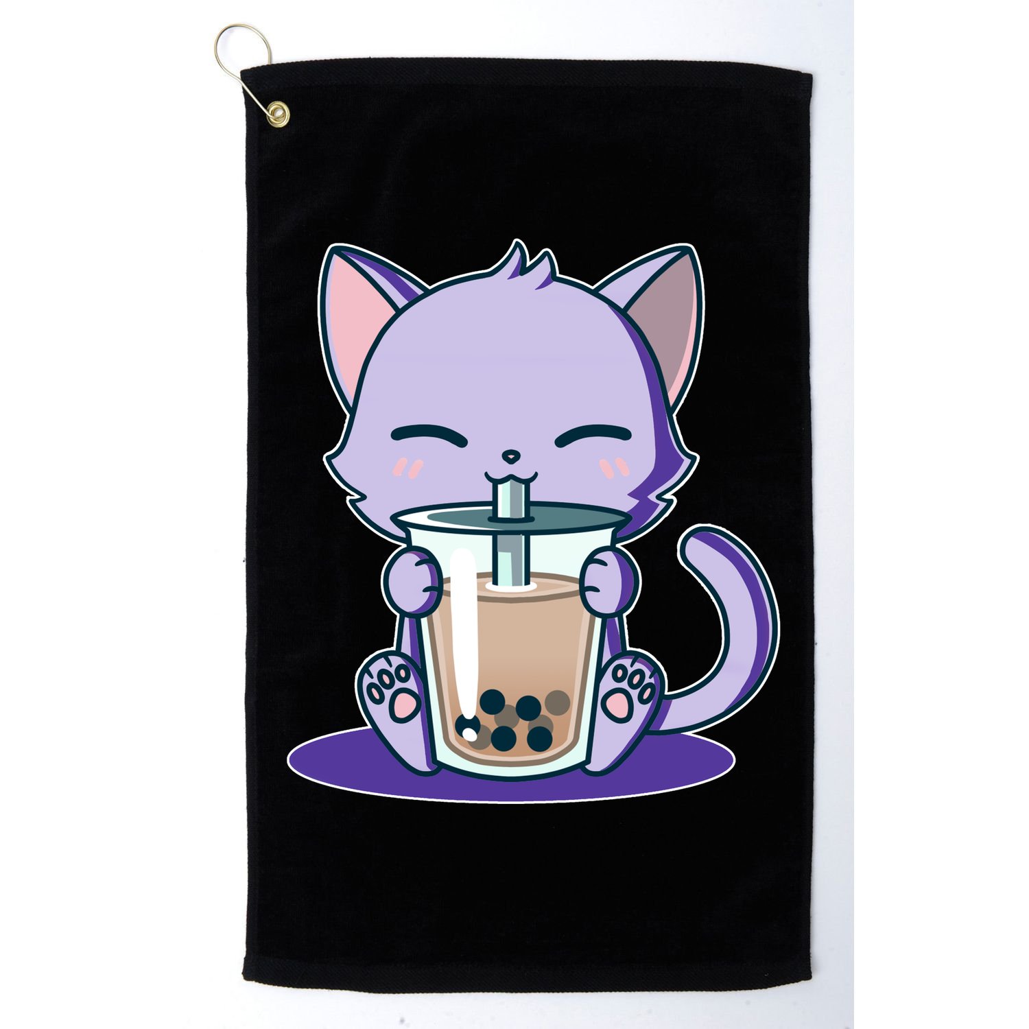 Boba Kitty Golf Towel