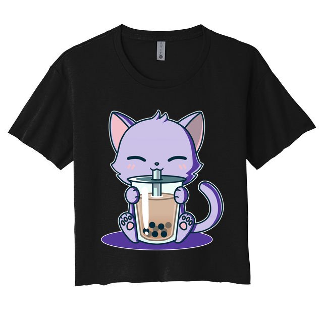 Boba Kitty Crop Top
