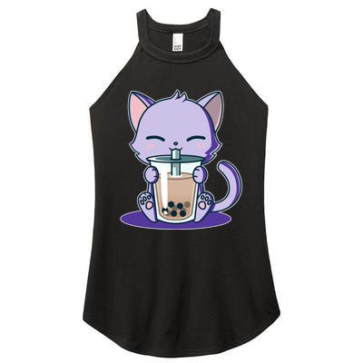 Boba Kitty Women's Perfect Tri Rocker Tank