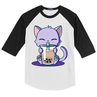 Boba Kitty Kids Colorblock Raglan Jersey