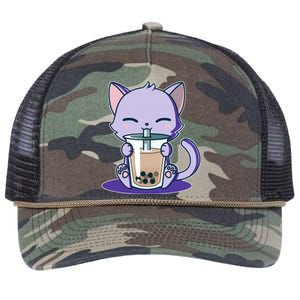 Boba Kitty Retro Rope Trucker Hat Cap