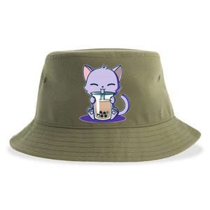 Boba Kitty Sustainable Bucket Hat