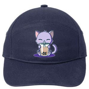 Boba Kitty 7-Panel Snapback Hat