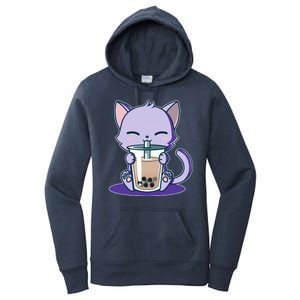 Boba Kitty Women's Pullover Hoodie