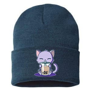 Boba Kitty Sustainable Knit Beanie