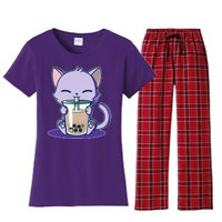 Boba Kitty Women's Flannel Pajama Set