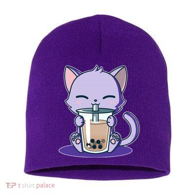 Boba Kitty Short Acrylic Beanie