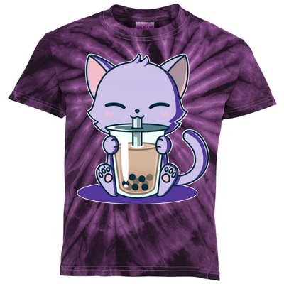 Boba Kitty Kids Tie-Dye T-Shirt