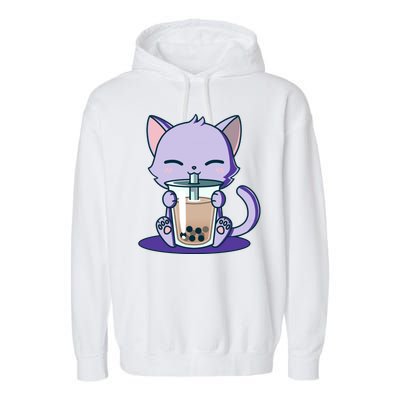 Boba Kitty Garment-Dyed Fleece Hoodie