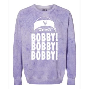 Bobby Bobby Bobby Milwaukee Basketball Colorblast Crewneck Sweatshirt