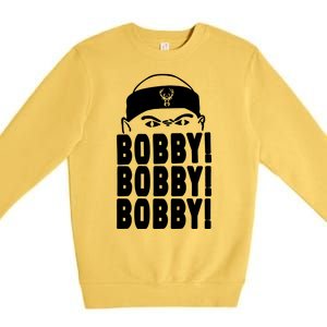 Bobby Bobby Bobby Milwaukee Basketball Premium Crewneck Sweatshirt