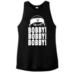 Bobby Bobby Bobby Milwaukee Basketball Ladies PosiCharge Tri-Blend Wicking Tank