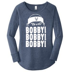 Bobby Bobby Bobby Milwaukee Basketball Women's Perfect Tri Tunic Long Sleeve Shirt