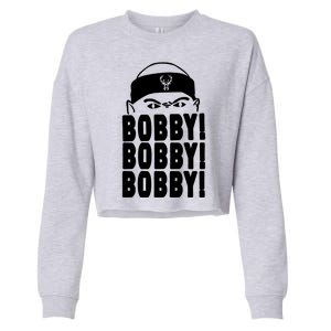 Bobby Bobby Bobby Milwaukee Basketball Cropped Pullover Crew