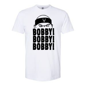 Bobby Bobby Bobby Milwaukee Basketball Softstyle CVC T-Shirt