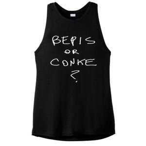 Bepis Or Conke Ladies PosiCharge Tri-Blend Wicking Tank