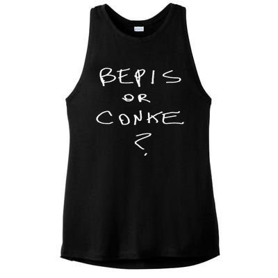 Bepis Or Conke Ladies PosiCharge Tri-Blend Wicking Tank