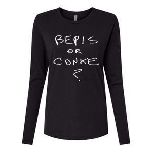 Bepis Or Conke Womens Cotton Relaxed Long Sleeve T-Shirt