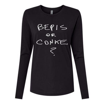 Bepis Or Conke Womens Cotton Relaxed Long Sleeve T-Shirt