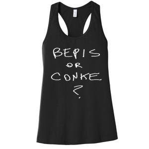 Bepis Or Conke Women's Racerback Tank