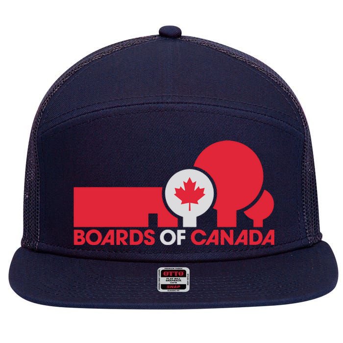 BOARDS OF CANADA 7 Panel Mesh Trucker Snapback Hat