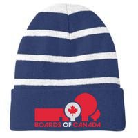 BOARDS OF CANADA Striped Beanie with Solid Band