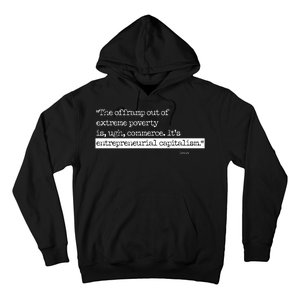 Bono On Capitalism In Monochrome Hoodie