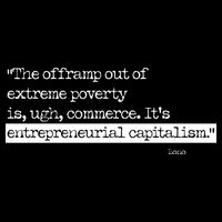 Bono On Capitalism In Monochrome Poster