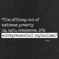 Bono On Capitalism In Monochrome 25L Jumbo Tote