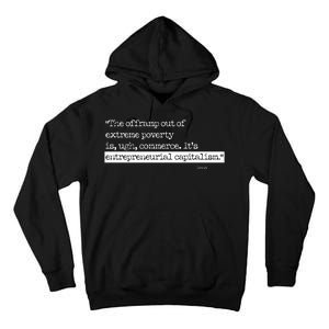 Bono On Capitalism In Monochrome Tall Hoodie