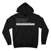 Bono On Capitalism In Monochrome Tall Hoodie