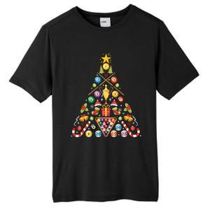 Billiard Ornat Christmas Tree Hockey Lover Xmas Gift Tall Fusion ChromaSoft Performance T-Shirt