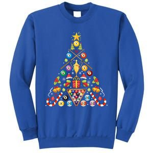 Billiard Ornat Christmas Tree Hockey Lover Xmas Gift Sweatshirt