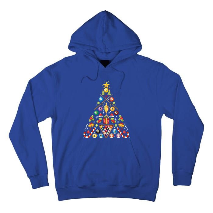 Billiard Ornat Christmas Tree Hockey Lover Xmas Gift Tall Hoodie