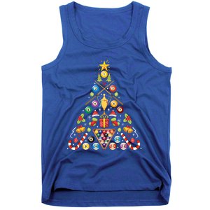 Billiard Ornat Christmas Tree Hockey Lover Xmas Gift Tank Top