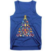 Billiard Ornat Christmas Tree Hockey Lover Xmas Gift Tank Top