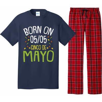 Born On Cinco De Mayo Cool Nacho Party Mexican Fiesta Pajama Set