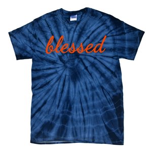 Blessed Orange Christian Tie-Dye T-Shirt