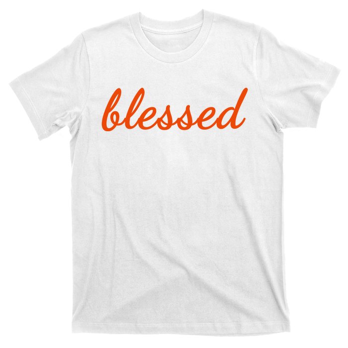 Blessed Orange Christian T-Shirt