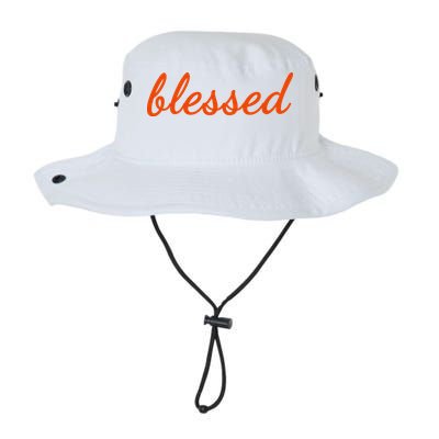 Blessed Orange Christian Bucket Hat