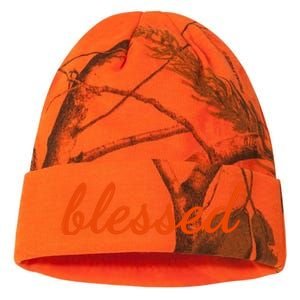 Blessed Orange Christian Kati Licensed 12" Camo Beanie