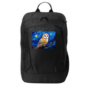 Barn Owl Colorful Bird Art Owl Van Gogh Owls Animals Owl City Backpack