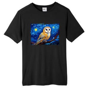 Barn Owl Colorful Bird Art Owl Van Gogh Owls Animals Owl Tall Fusion ChromaSoft Performance T-Shirt