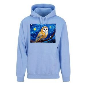 Barn Owl Colorful Bird Art Owl Van Gogh Owls Animals Owl Unisex Surf Hoodie